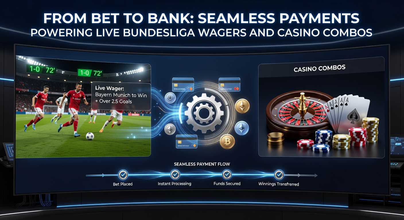 Darstellung von Zahlungs-Apps und Bundesliga-Action im Live-Wettkontext mit Casino-Elementen